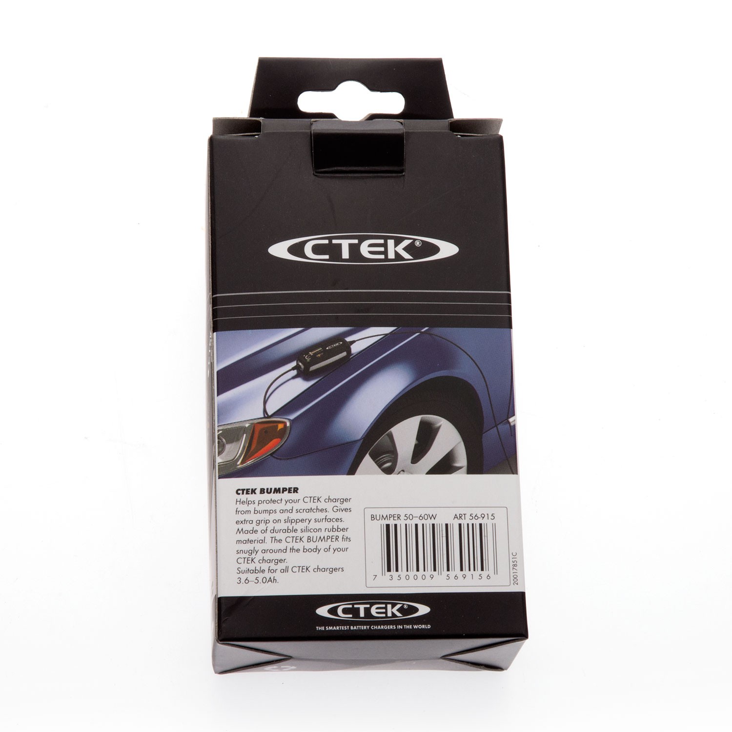 CTEK 56-915 Black Protective Silicone Rubber Bumper for MUS 4.3-3300 MXS 5.0 